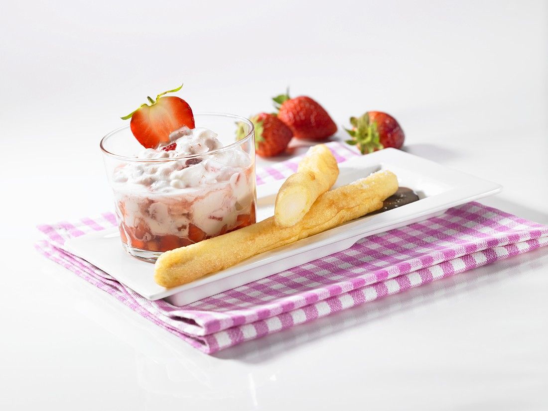 Dessert Mit Spargel