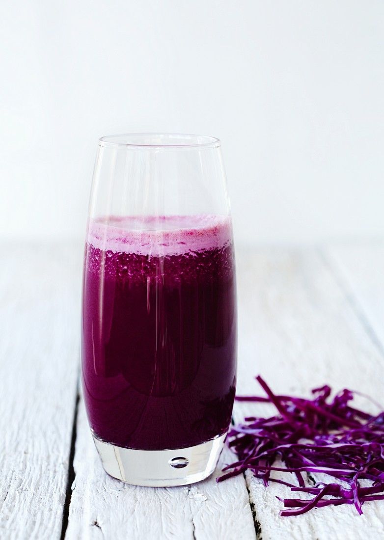 Fruchtiger Rotkohlsaft