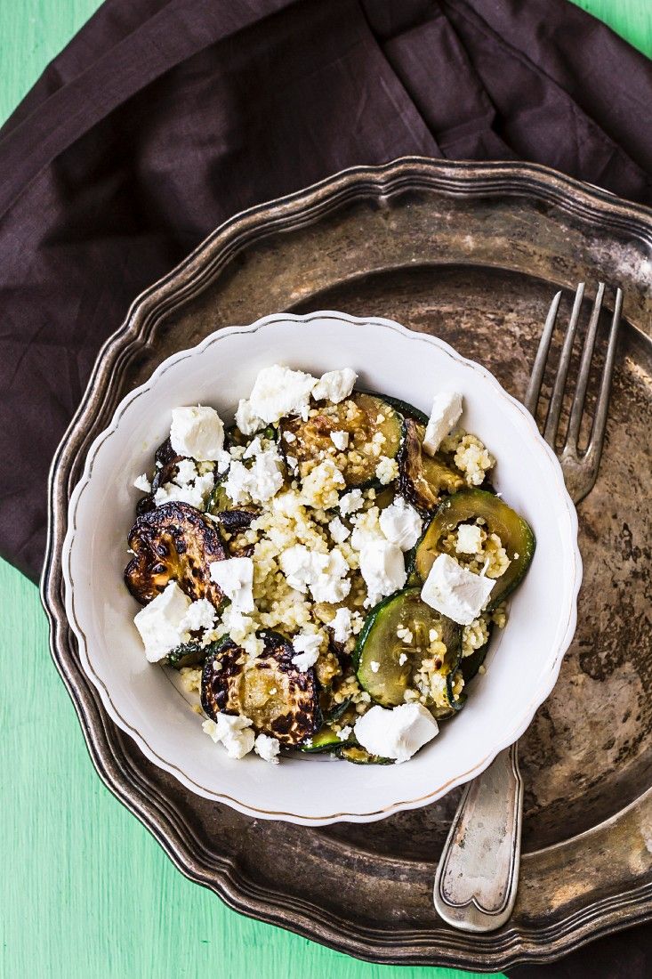 Gebackene Zucchini mit Feta