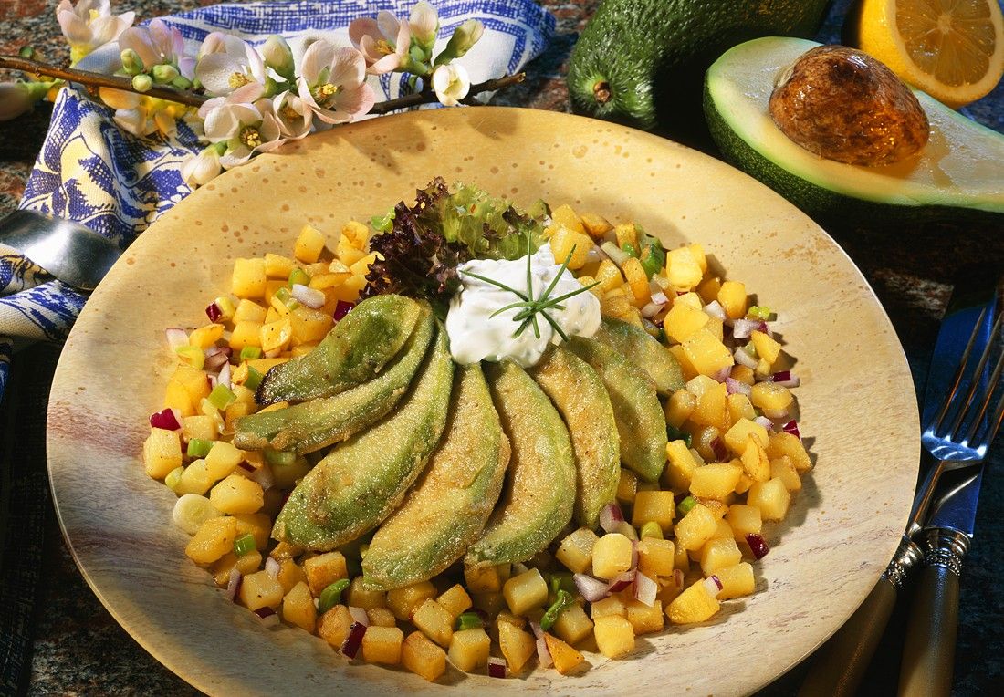 Gebratene Avocado Bild