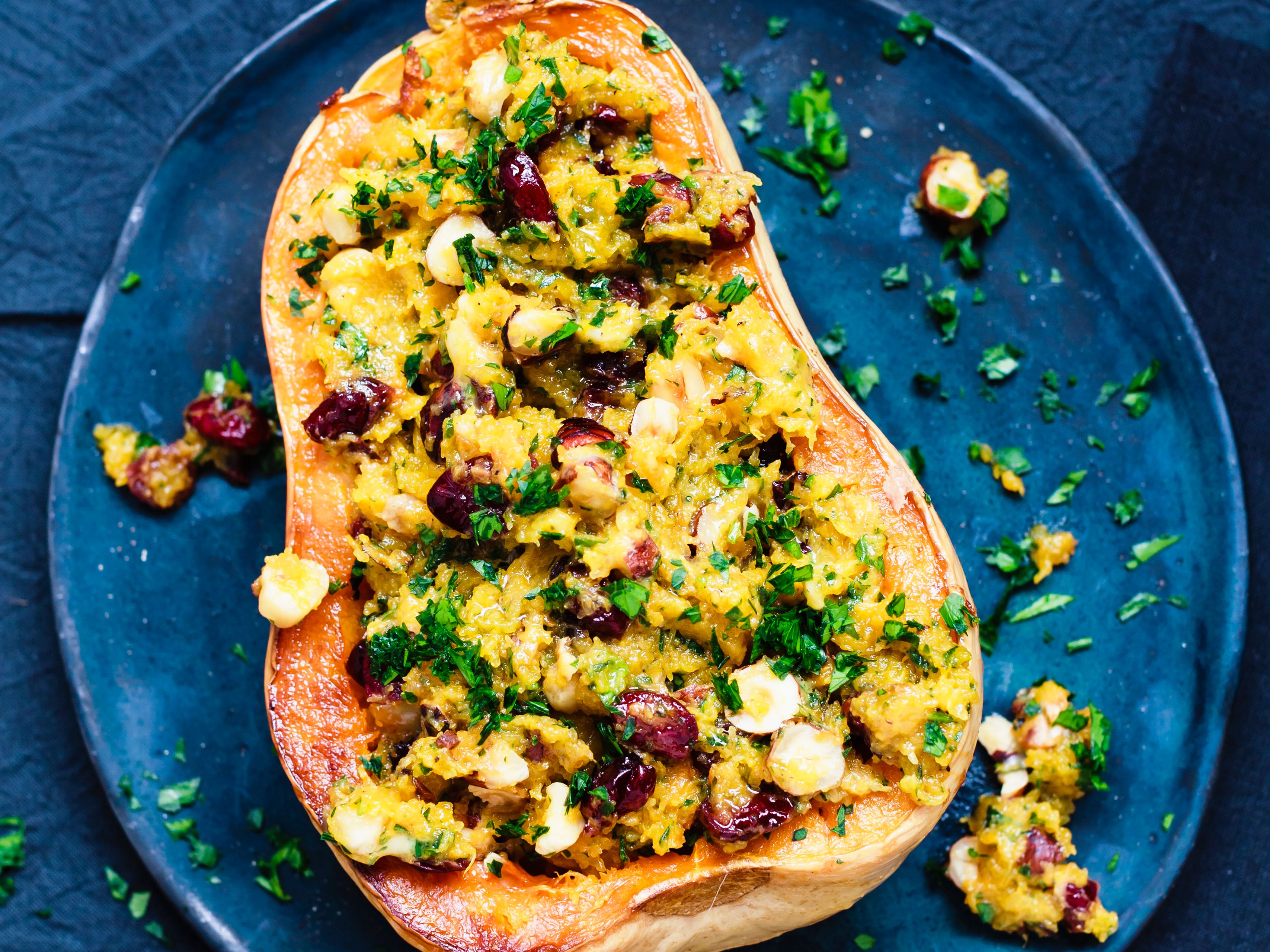 Rezept Gefüllter Kürbis Vegetarisch