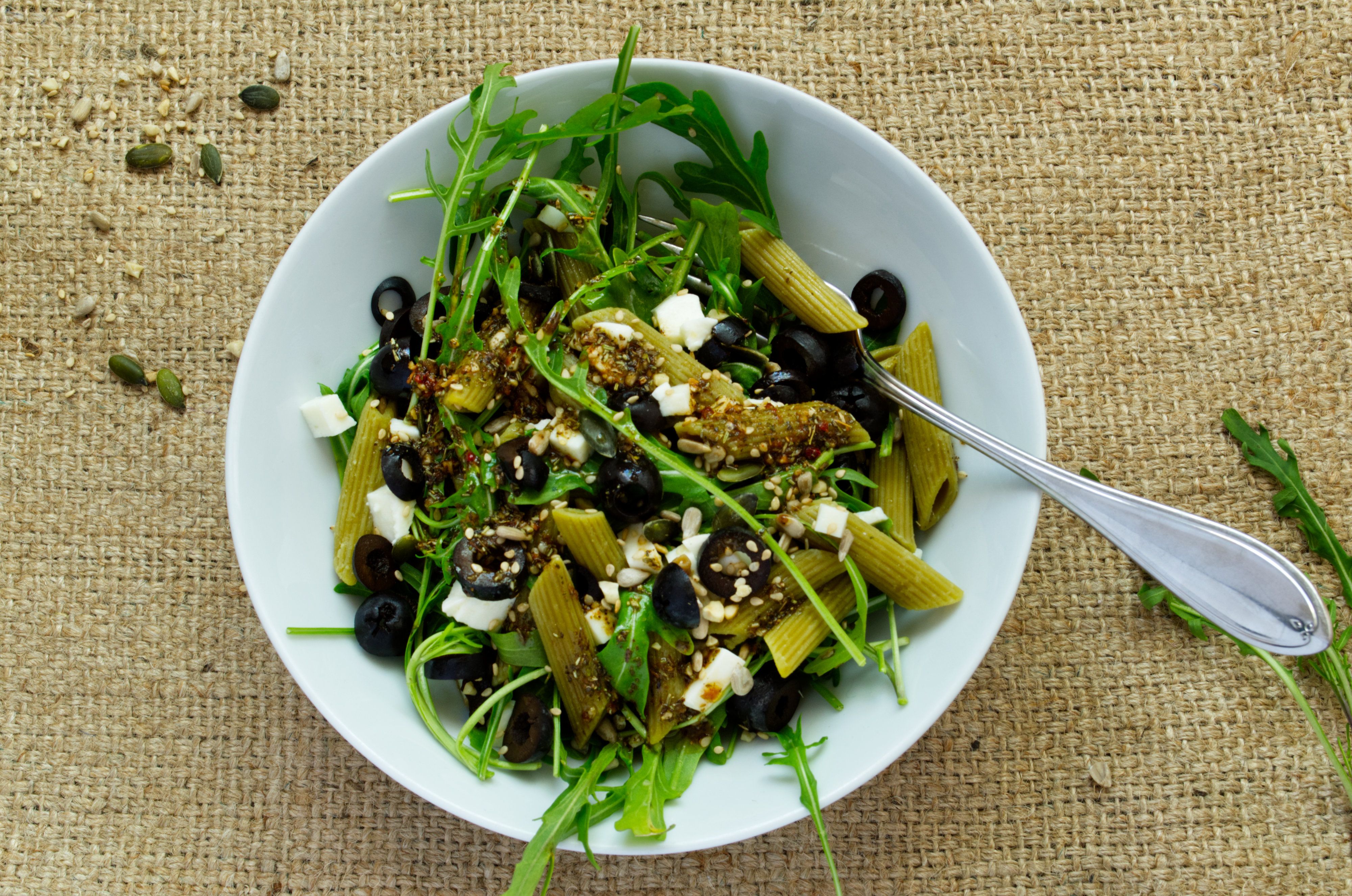 Grüne Erbsen Pasta mit Rucola: Fitness-Küche Rezept | EAT SMARTER