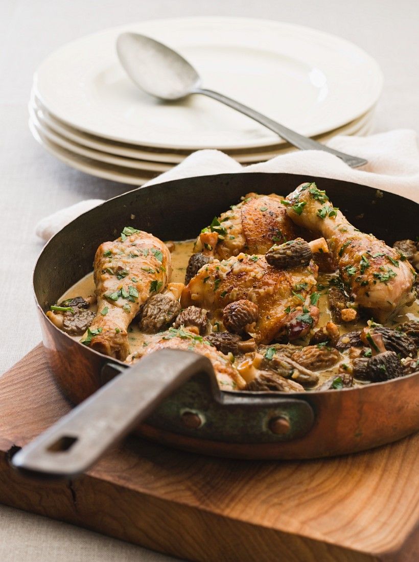 Hähnchen mit Morchelrahmsauce Rezept | EAT SMARTER