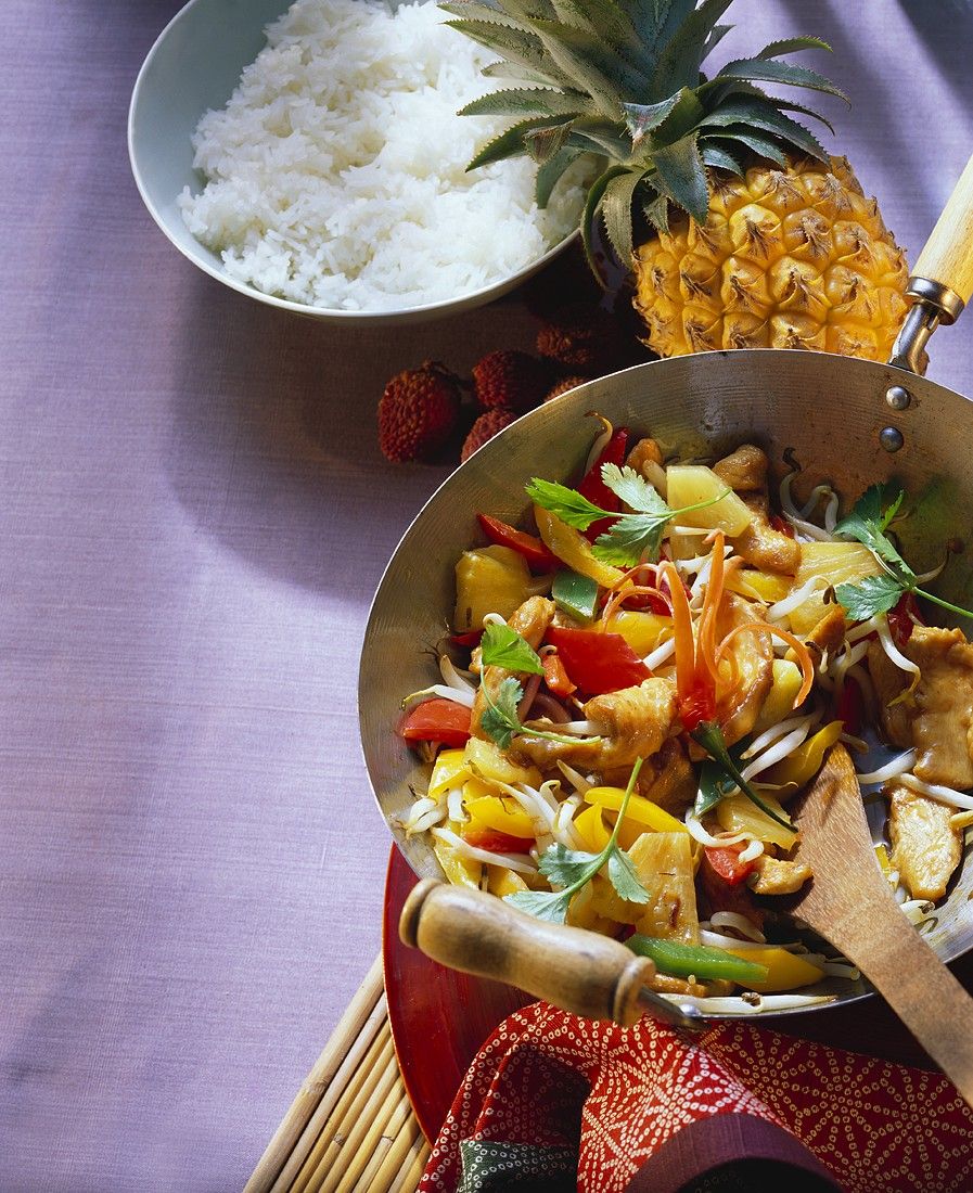 Hähnchen süßsauer aus dem Wok Rezept | EAT SMARTER