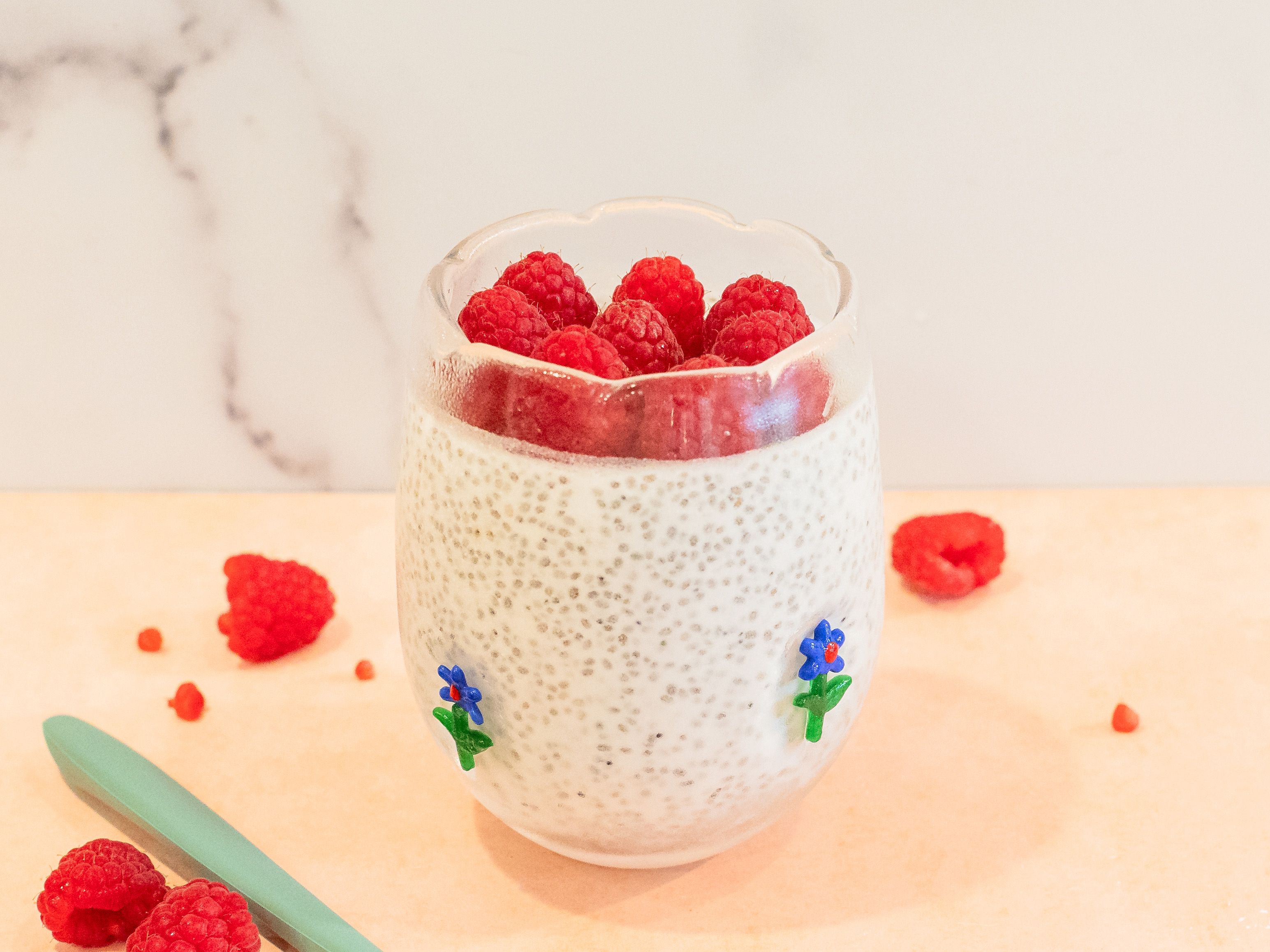 Himbeer-Chia-Pudding