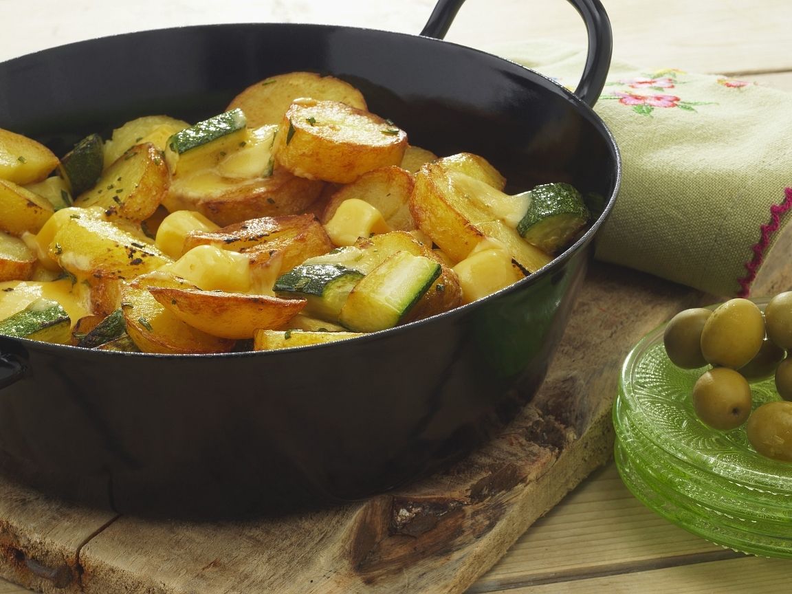 Kartoffel-Zucchini-Pfanne