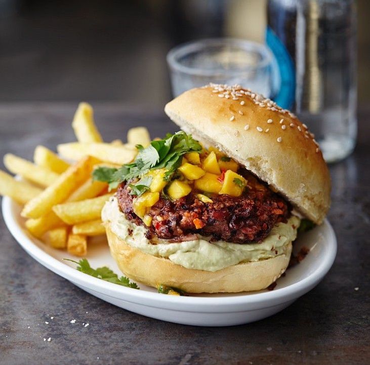 Kidneybohnen Burger