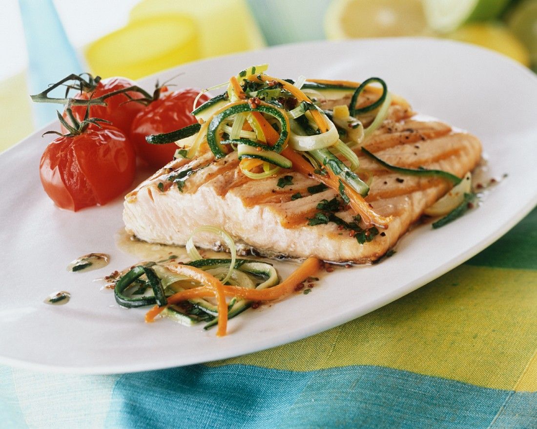 Lachs mediterrane Art Rezept | EAT SMARTER