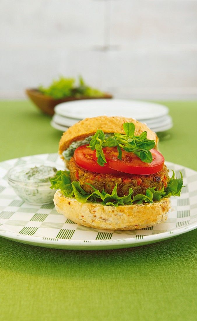 Linsen-Burger