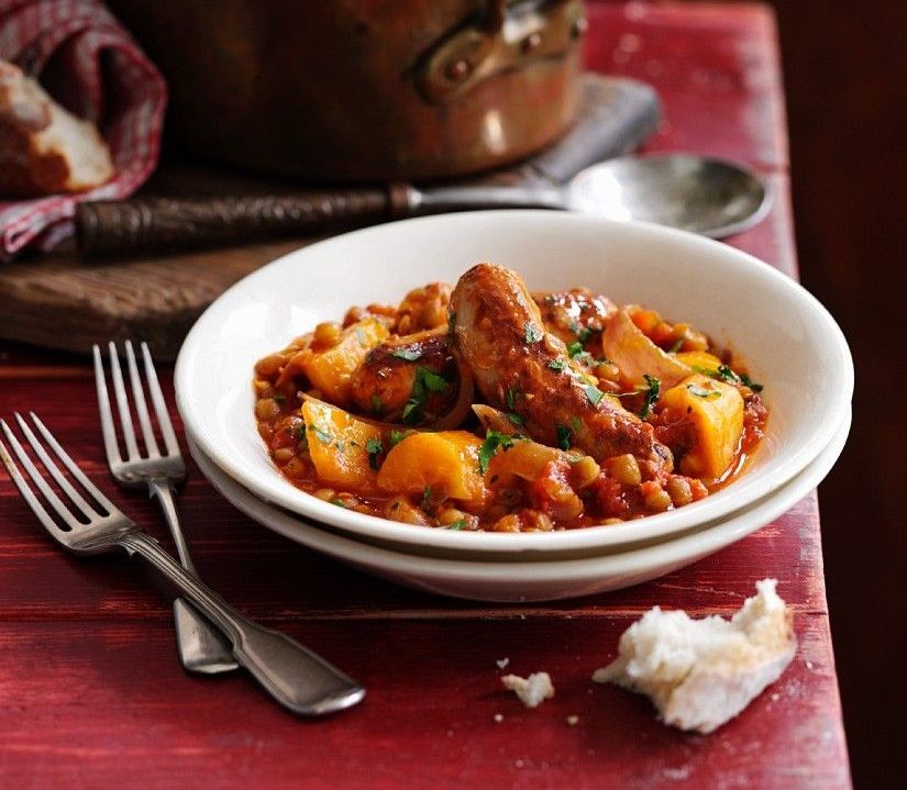 Linseneintopf mit Paprika