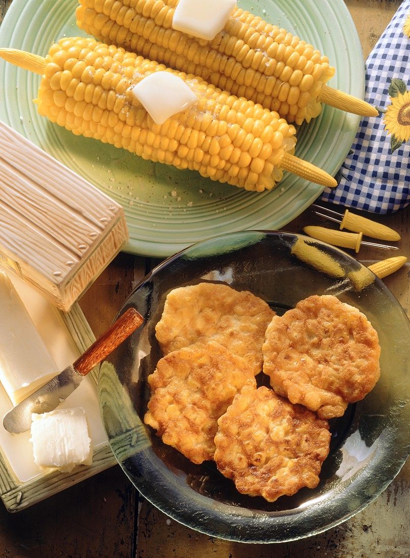 Maispuffer mit Maiskolben Rezept | EAT SMARTER