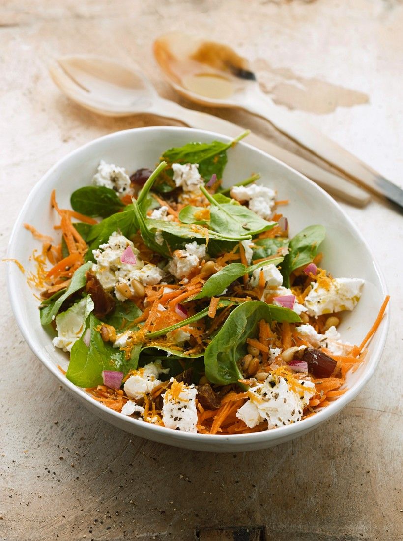 Möhrensalat mit Feta