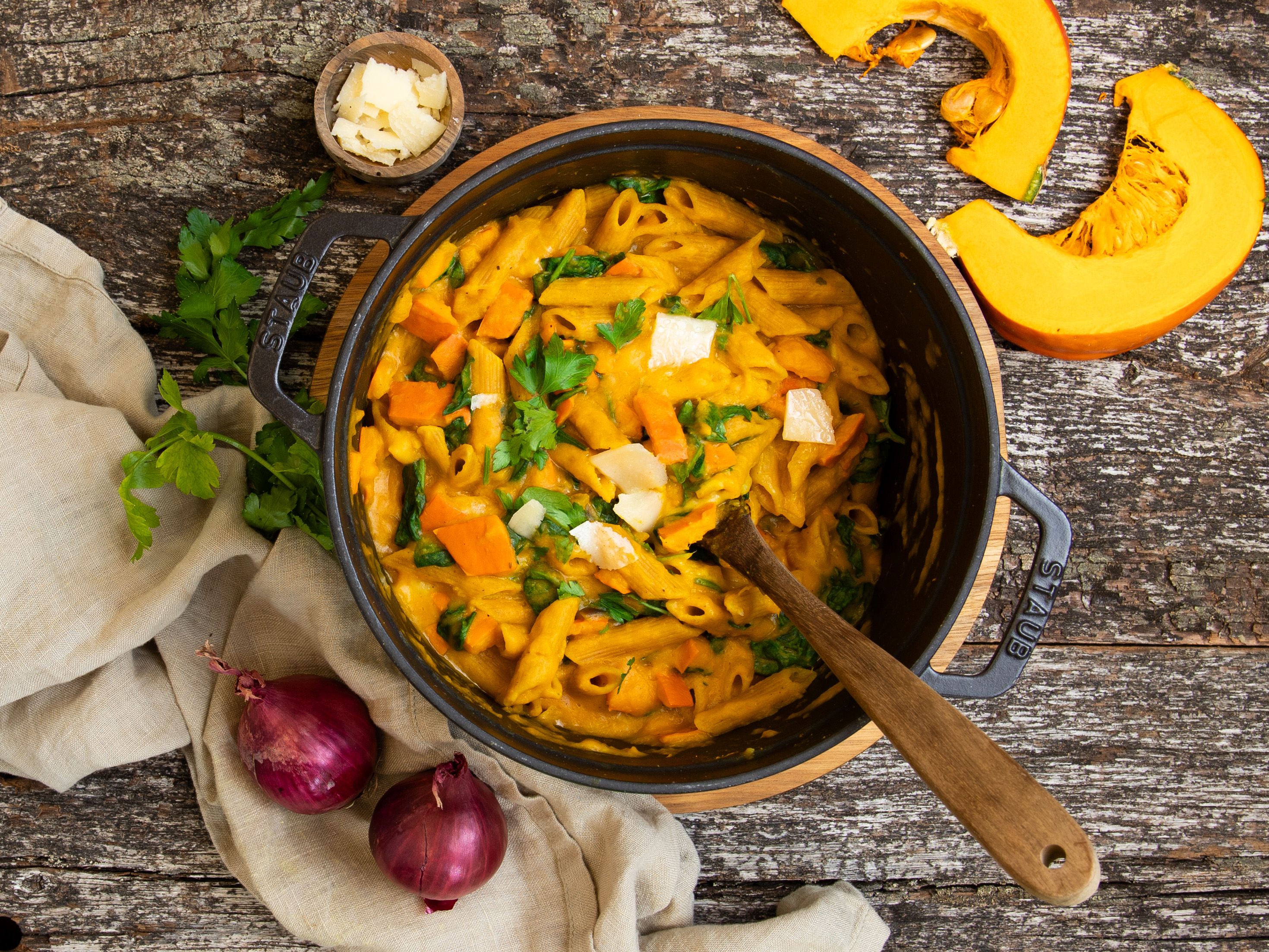 One-Pot-Kürbis-Pasta