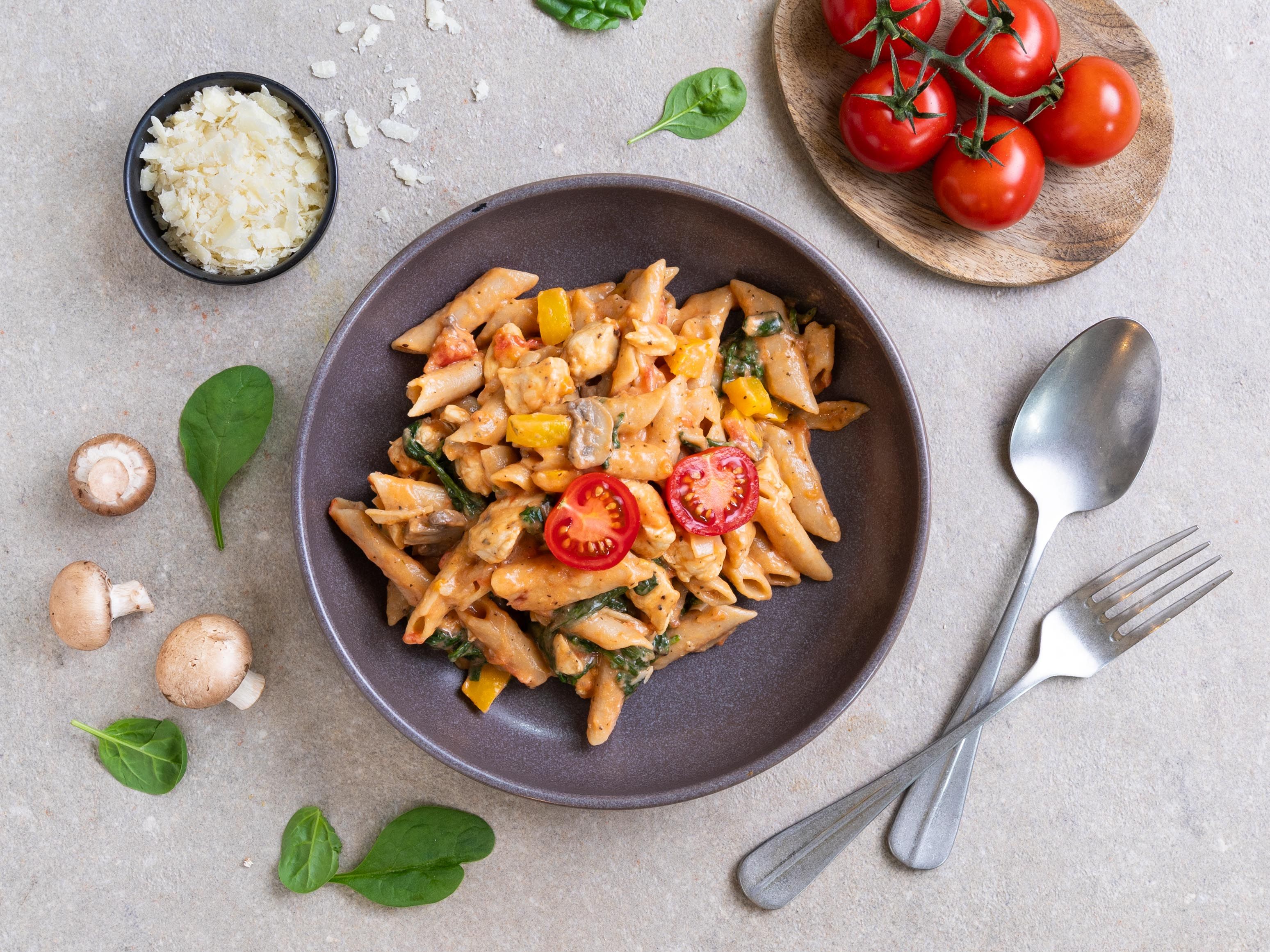 one pot spätzle mit hähnchen