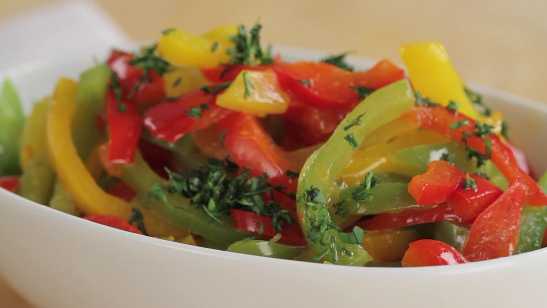 Paprika gedünstet