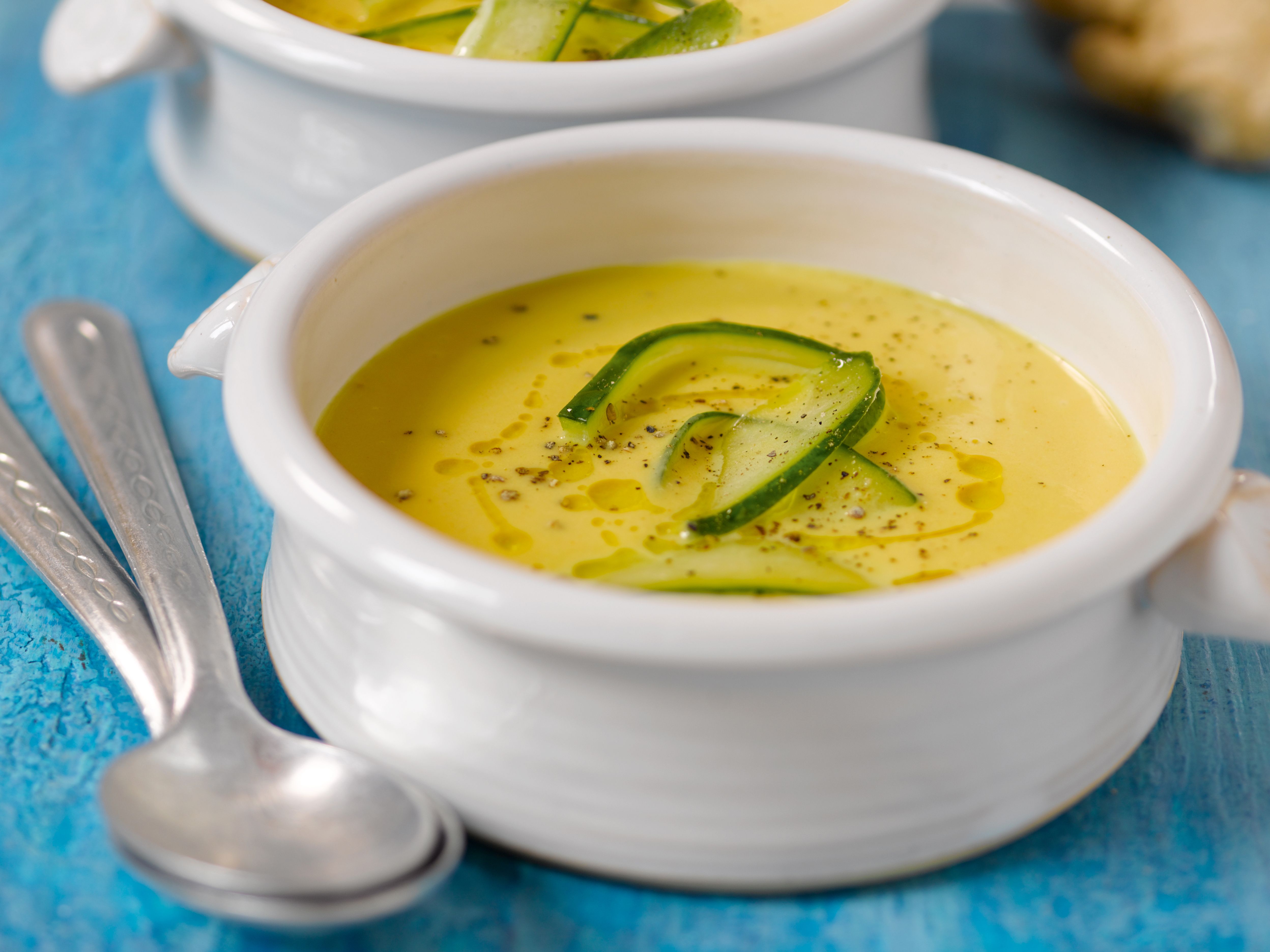 Paprika-Rhabarber-Suppe