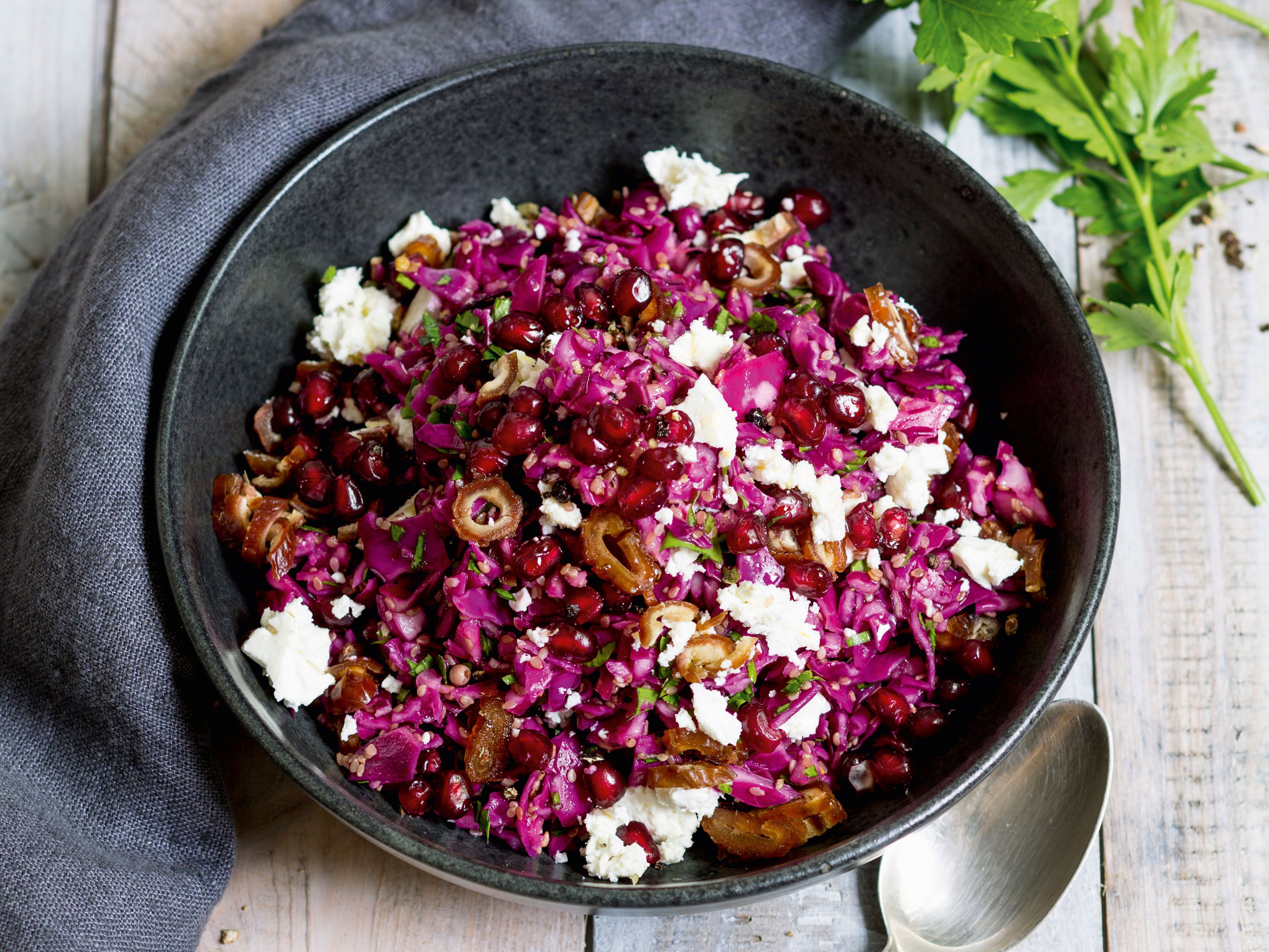 Rotkohl Roh Rotkohlsalat mit Feta Rezept | EAT SMARTER