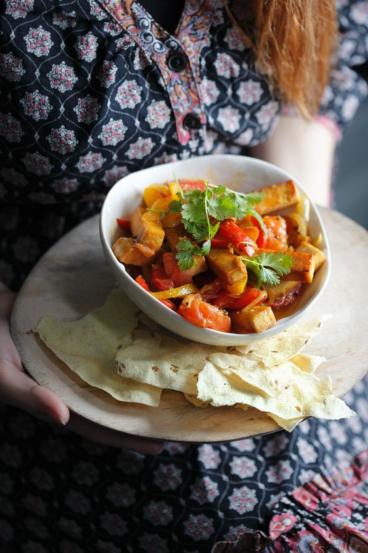 Scharfes Jalfrezi mit Tofu Rezept EAT SMARTER