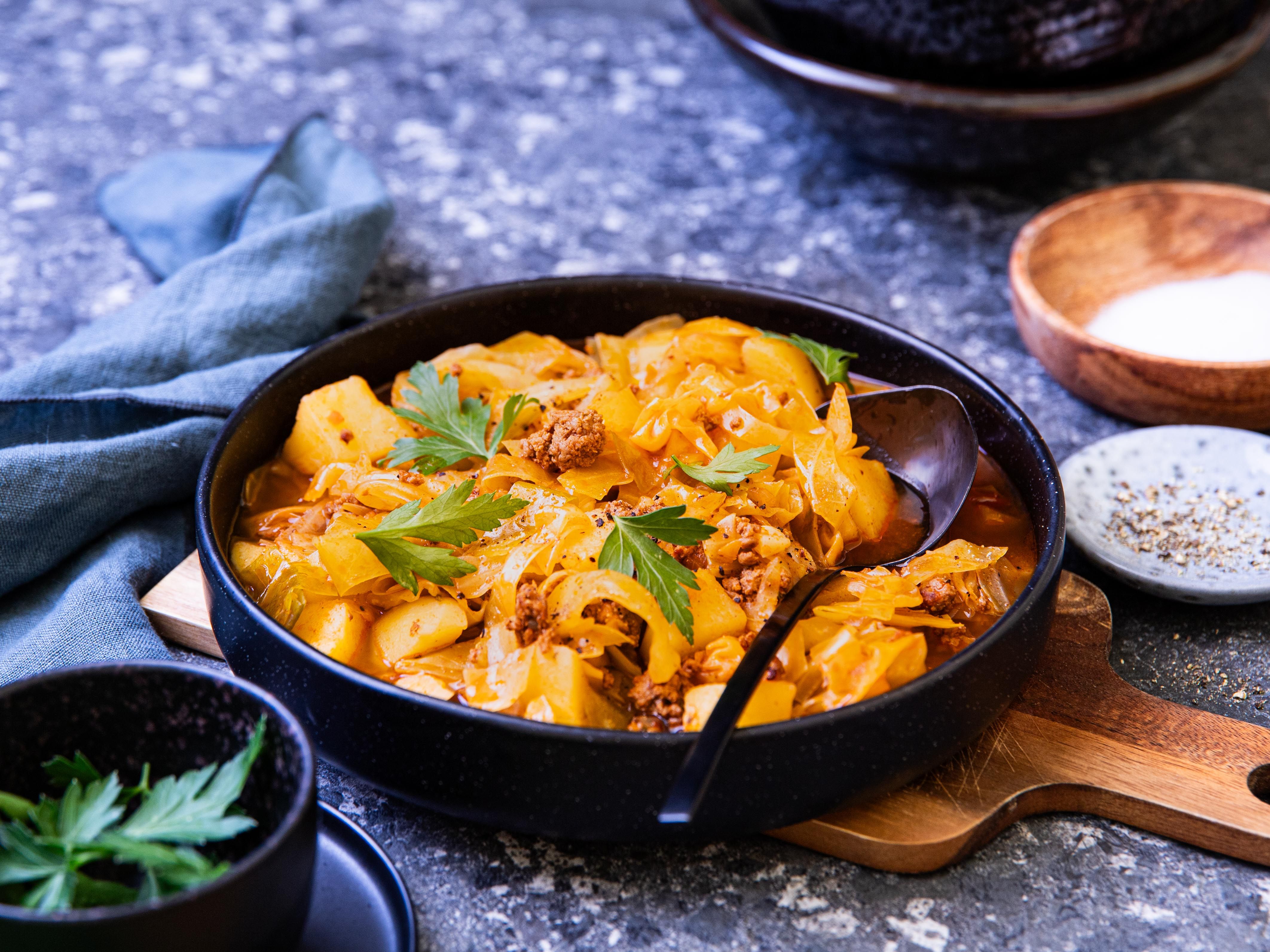 schichtkohl mit hackfleisch omas rezept