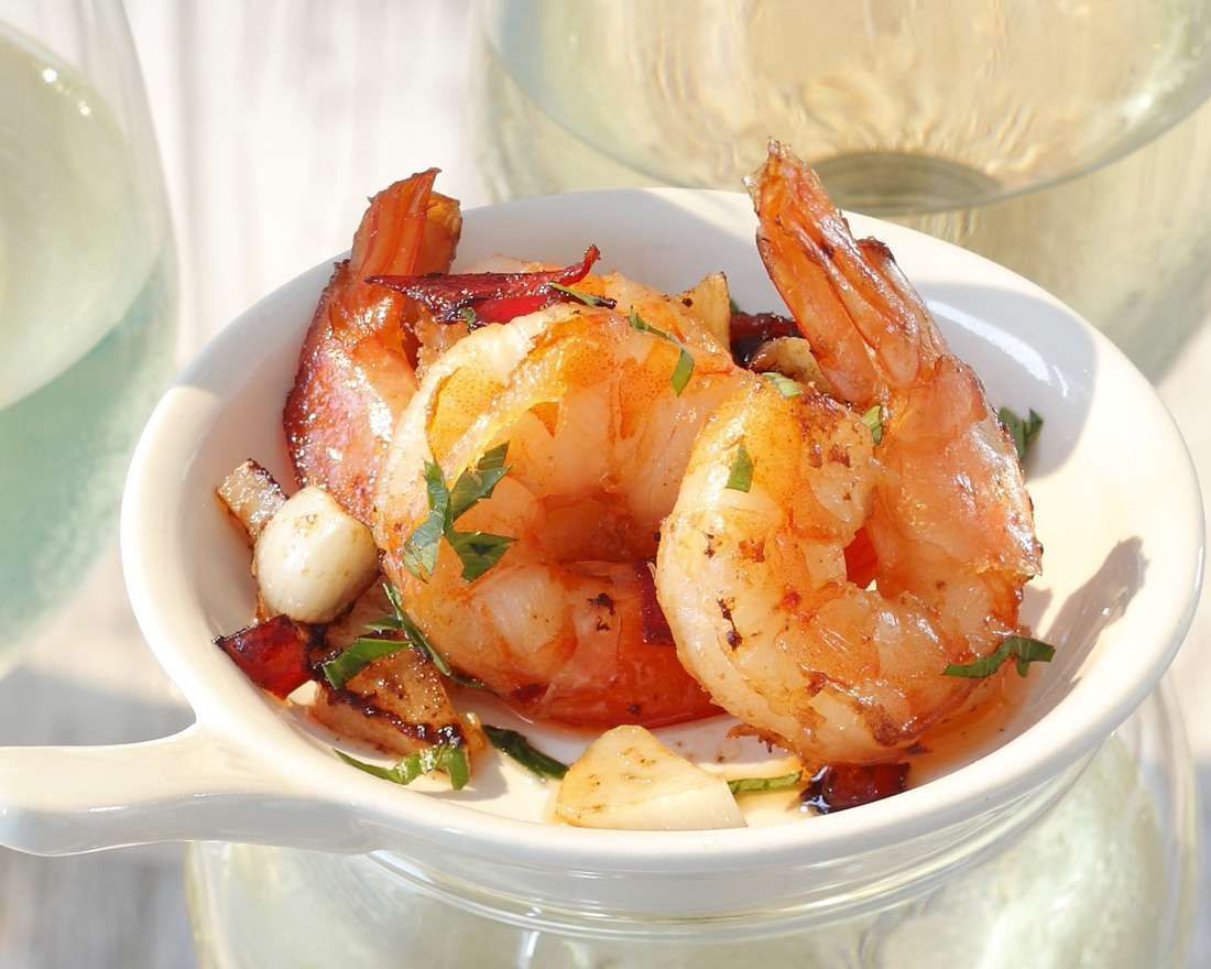 Shrimps mit Knoblauch
