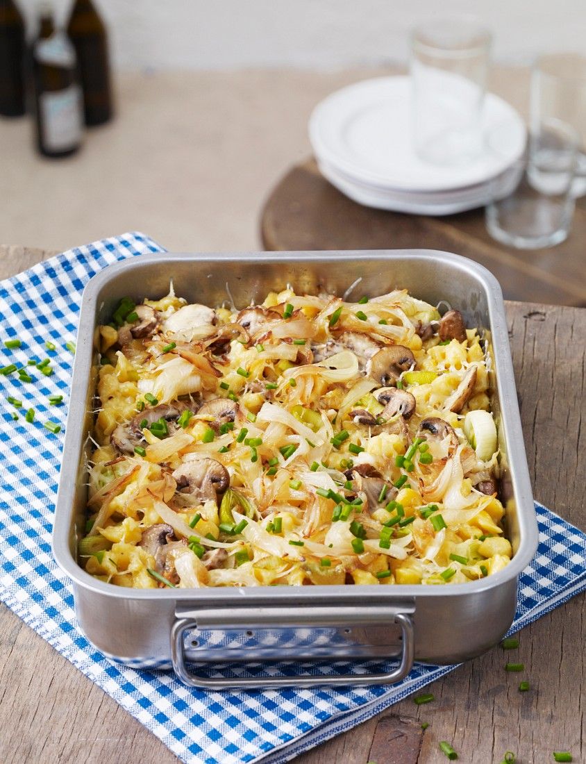 Spätzle mit Pilzen