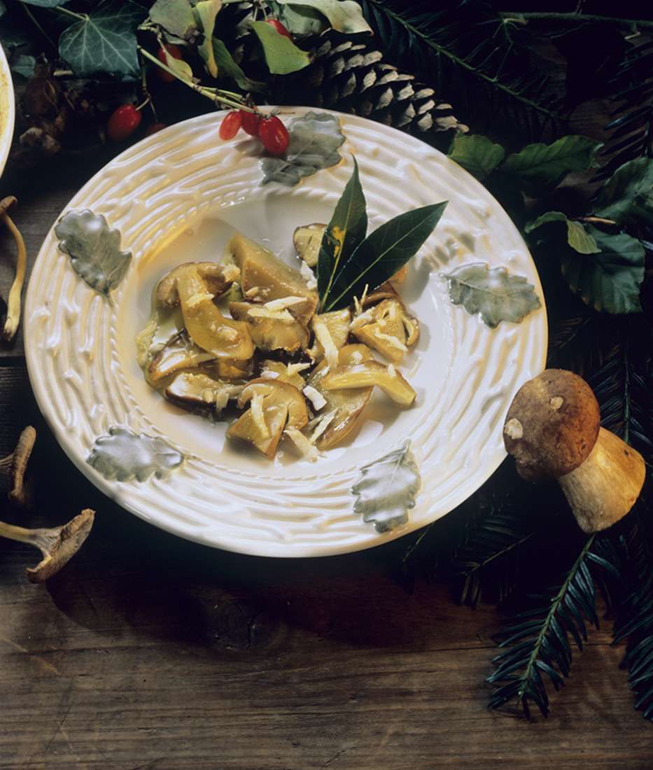 Steinpilze mit Parmesan