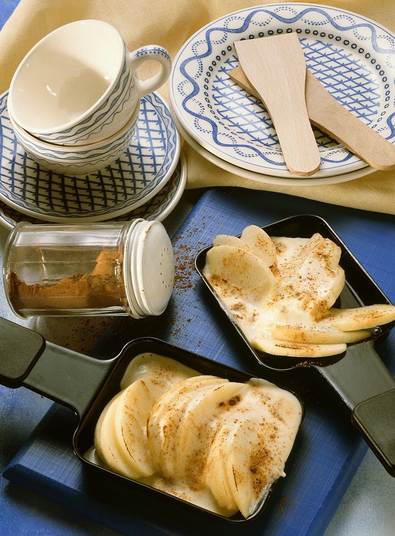 Süßes Apfel-Raclette-image