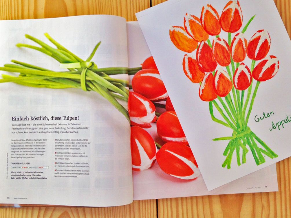 Tomaten-Tulpen