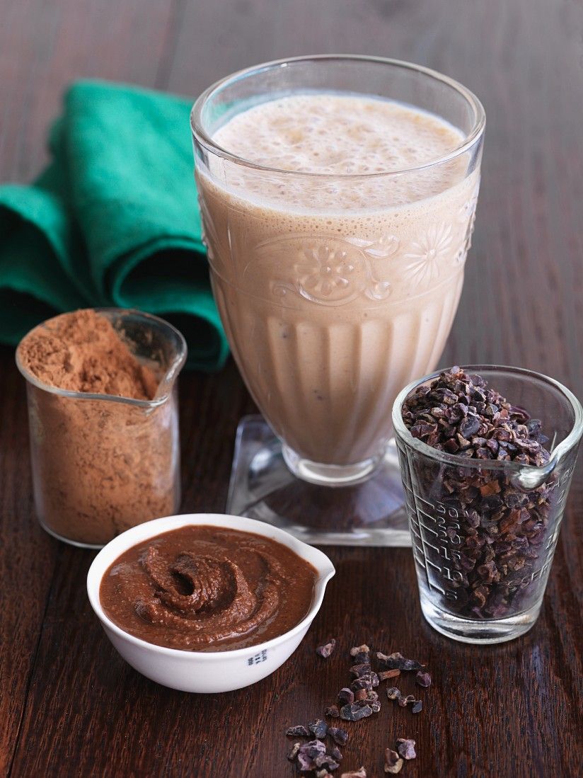 Vanille-Shake mit Kakaobutter