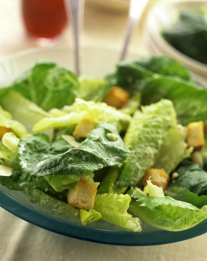 Veganer Caesar Salad