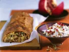 Wirsing-Sprossen-Strudel und Granatapfelnachtisch mit Sprossen Rezept