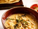Kichererbsensuppe mit Papadam Rezept