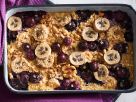 Oatmeal mit Bananen und Beeren Rezept