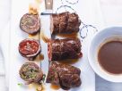 Rinderrouladen mit Gemüsefüllung Rezept