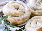 Spinat-Feta-Schnecken Rezept