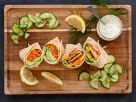 Wraps mit Avocado und Lachs Rezept