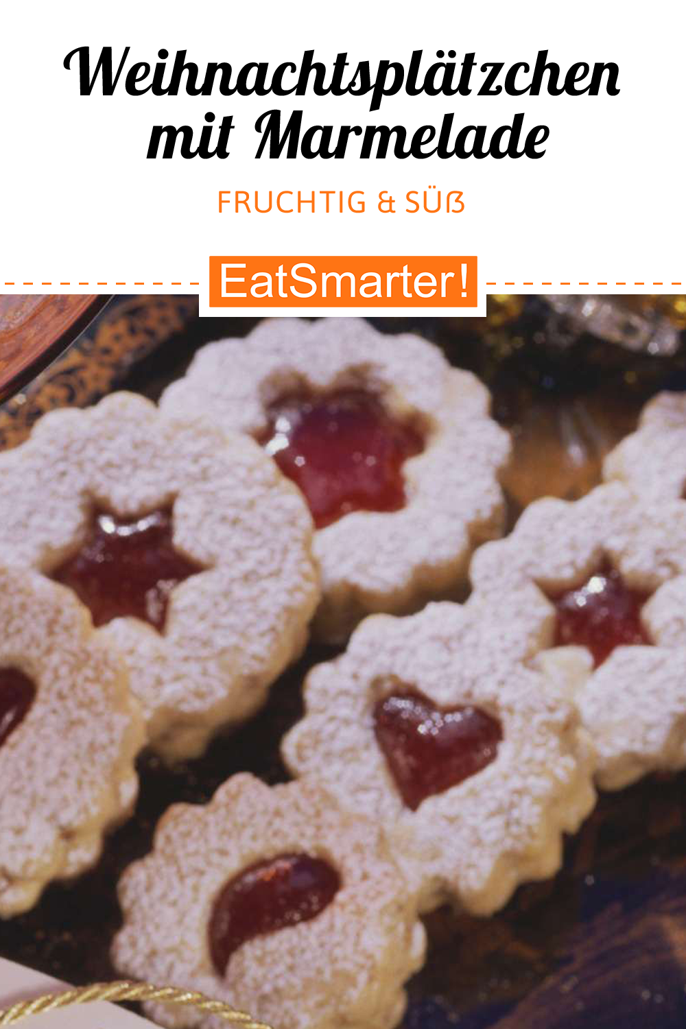 Weihnachtsplätzchen mit Marmelade Rezept EAT SMARTER